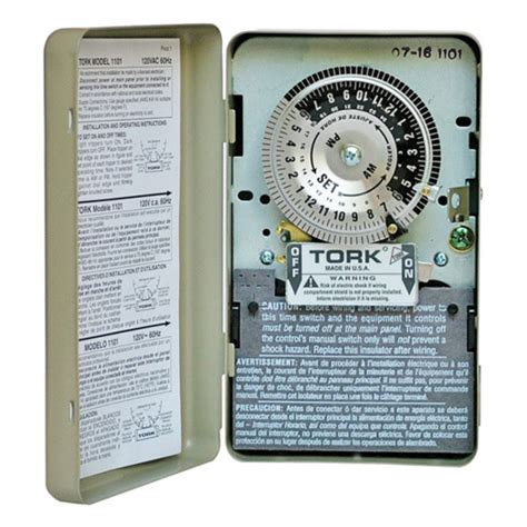 electrical box control light time york|TORK 1101B 24.